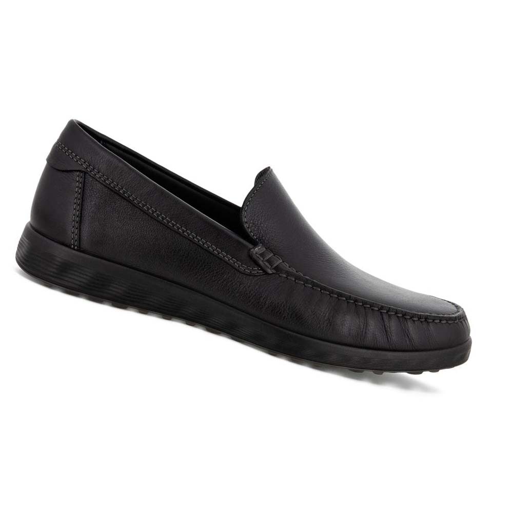 Ecco S Lite Moc Klassiska Casual Skor Herr Svarta | SE 470AHK